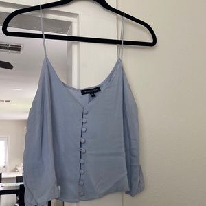 Kendall and Kylie light blue tank